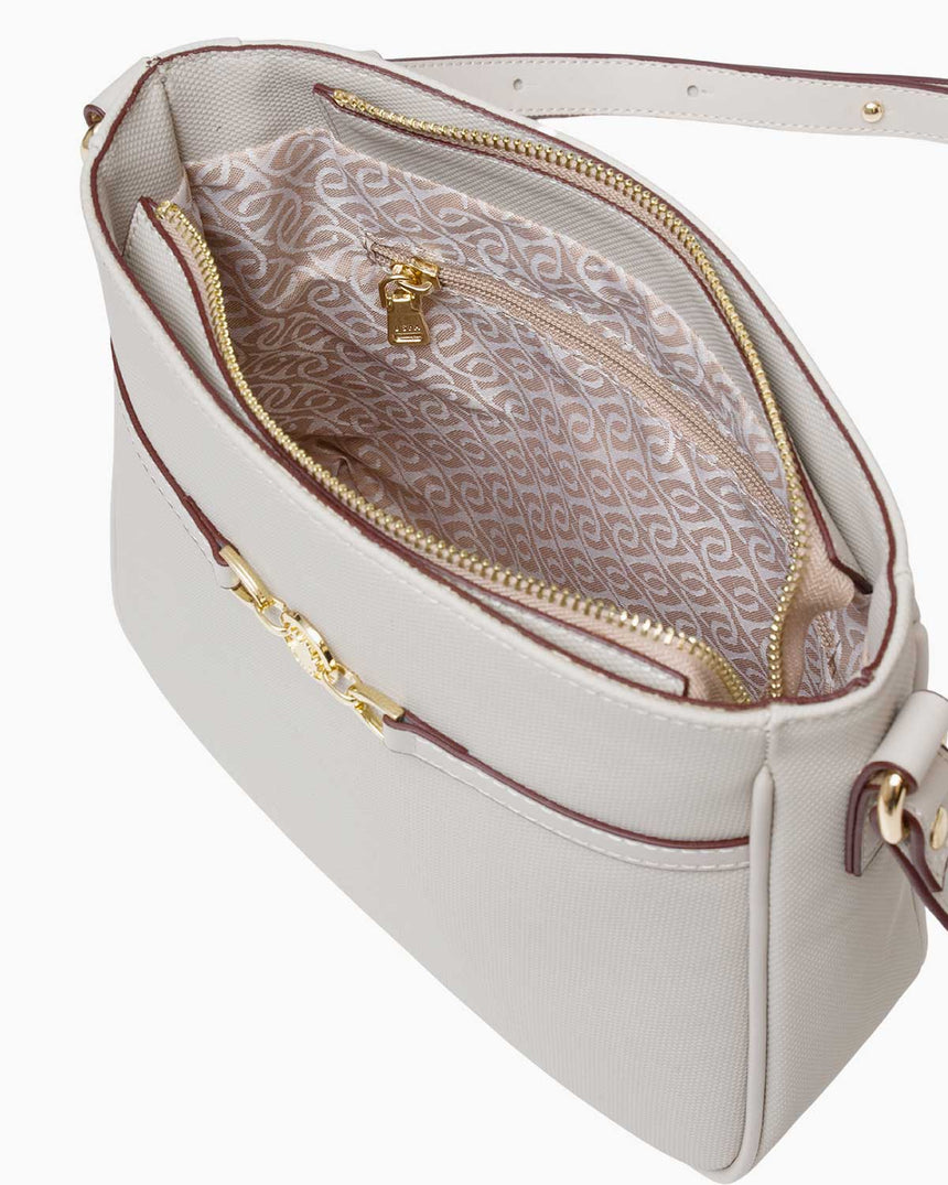 Us Polo Assn Gold Logo Detaylı Ayarlanabilir Çapraz Askılı Çanta Taş