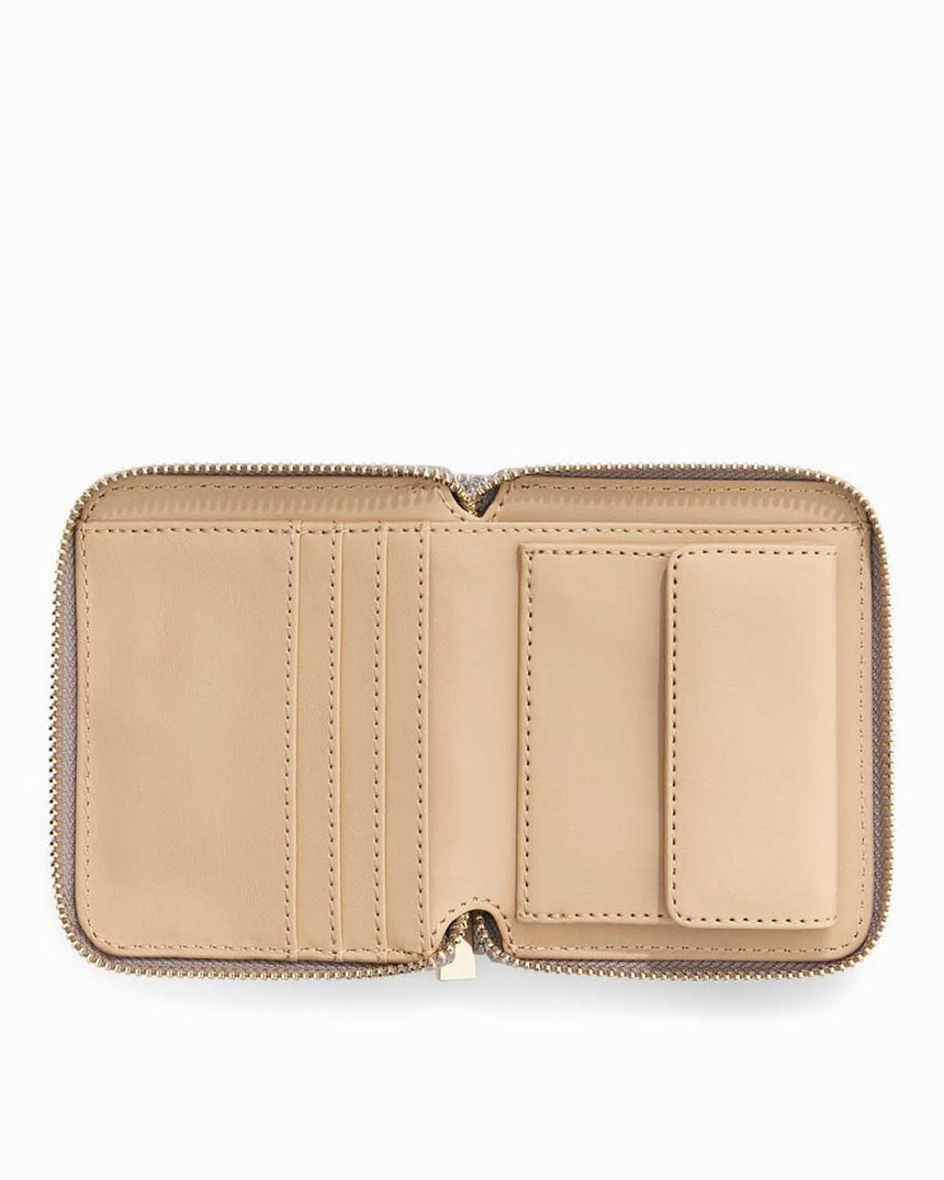 Guess Access Laurel II Küçük Boy Fermuarlı Kadın Cüzdan Dark Oak