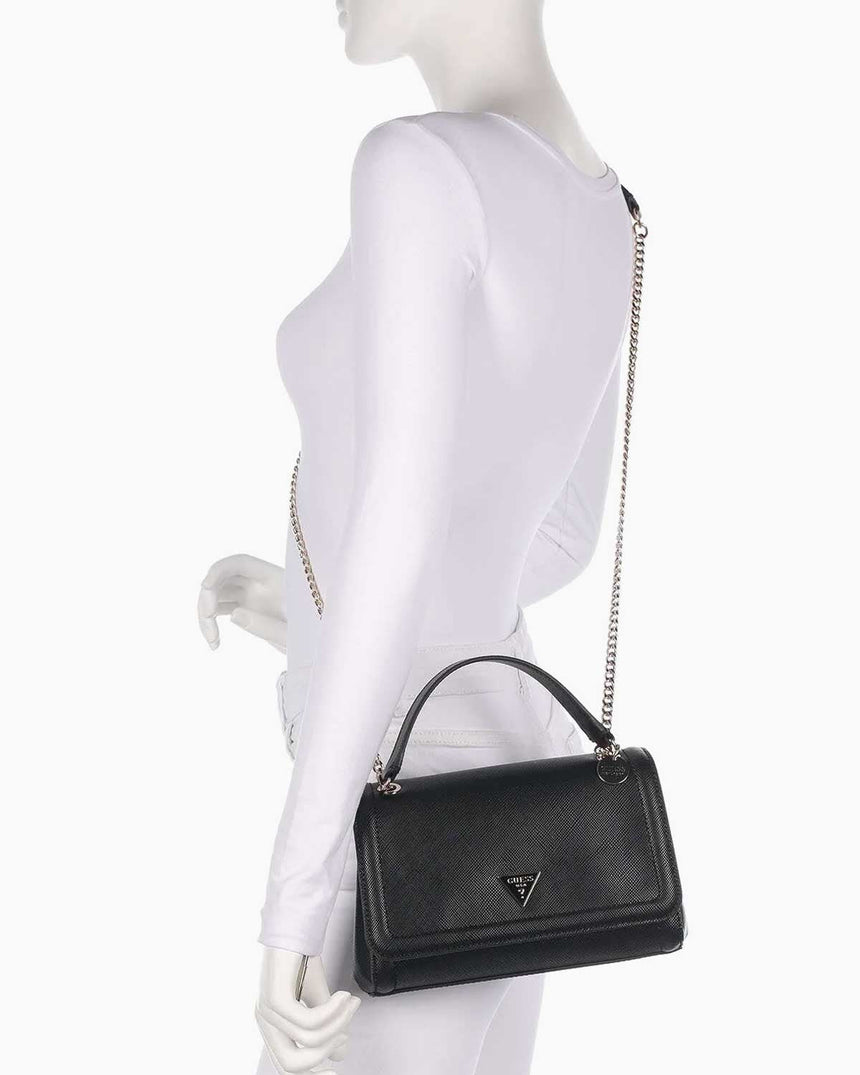 Guess Bramina Kapaklı Kadın Omuz Çantası Black