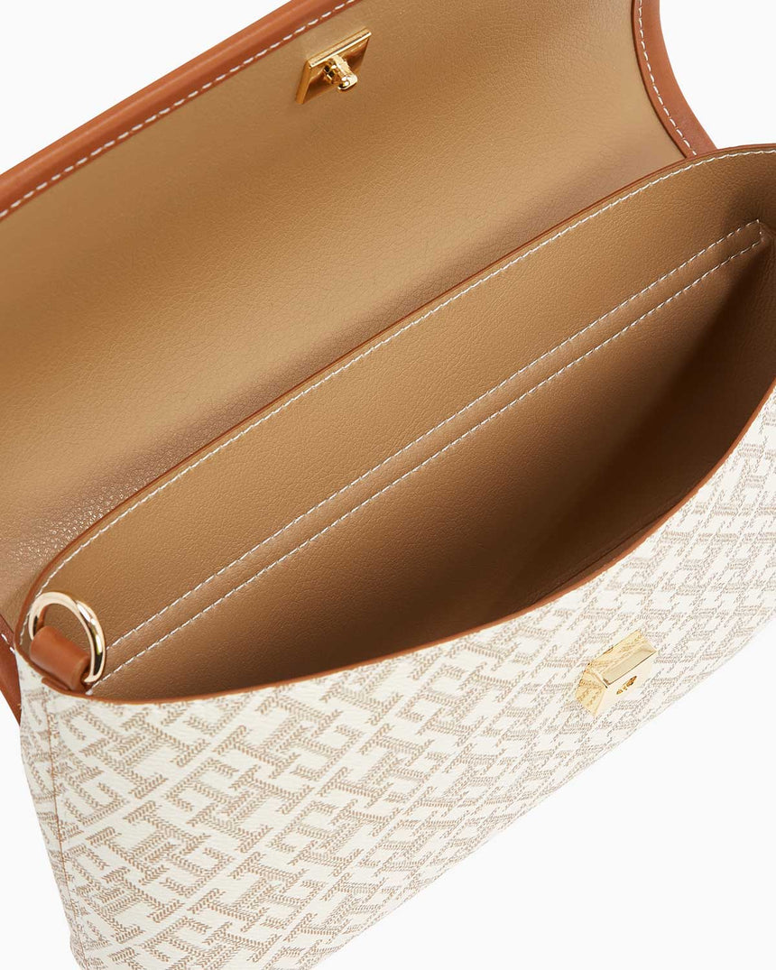 Tommy Hilfiger Monoplay Flap Çapraz Askılı Çanta Safari Canvas