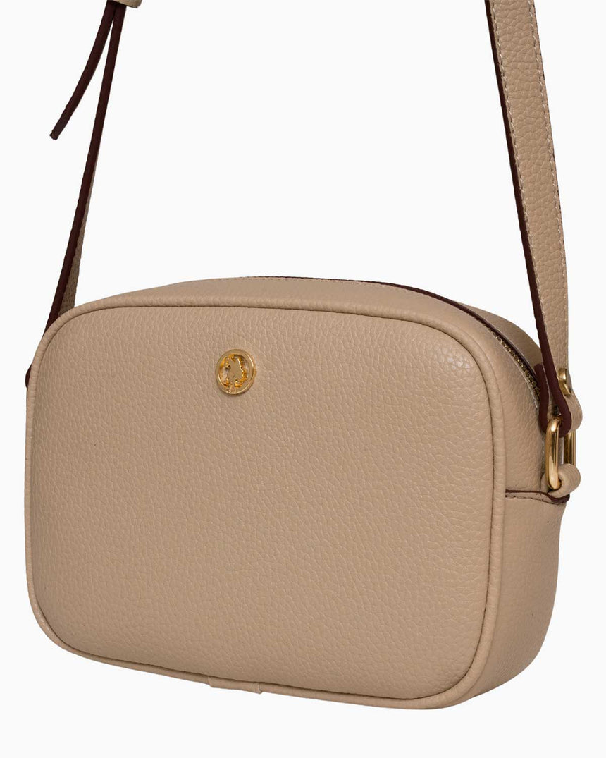 Us Polo Assn Logolu Omuz Çantası Bej