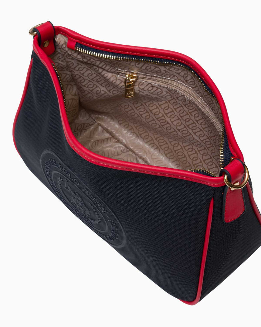 Us Polo Assn Mini Cüzdan Detaylı Omuz Çantası Lacivert - Kırmızı