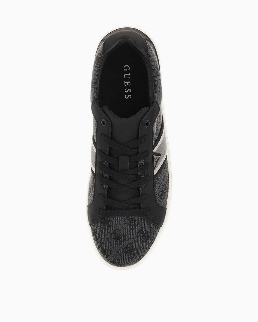Guess Todi Monogram Sneaker Coal Black
