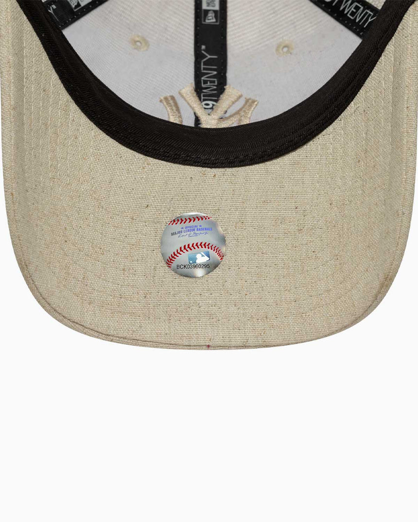 New Era 920 9Twenty Trucker Neyyan Unisex Keten Şapka Açık Bej