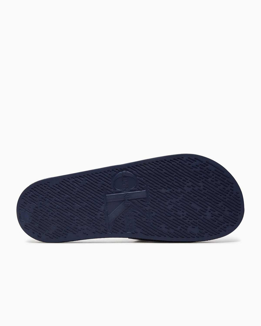 Calvin Klein Slide Monogram Erkek Terlik Navy