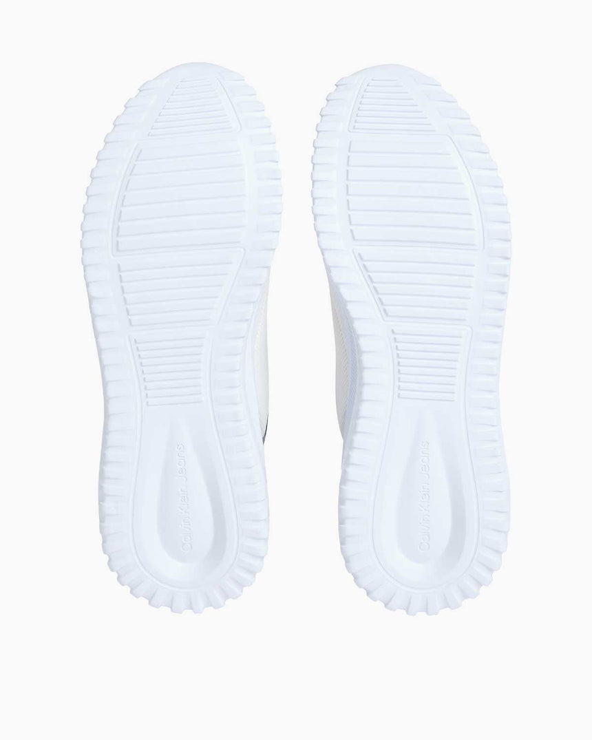 Calvin Klein Eva Runner Low Sneaker Bright White/Calvin Navy/Silver