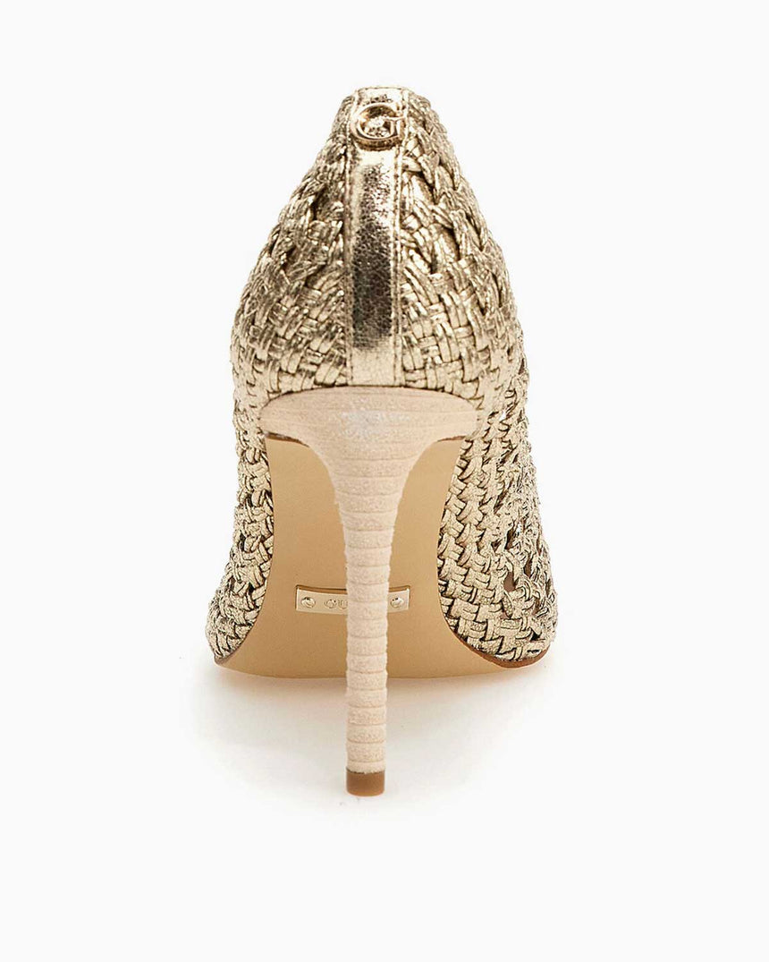 Guess Pızey Kadın Topuklu Ayakkabı Gold