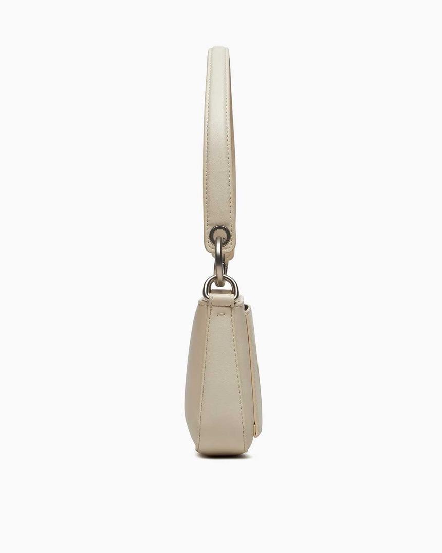 Calvin Klein Logolu Shoulder Pouch Omuz Çantası Beige