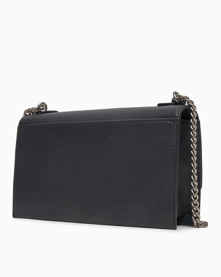 Calvin Klein Forged Lock Small Flap Kadın Çapraz Askılı Çanta Black