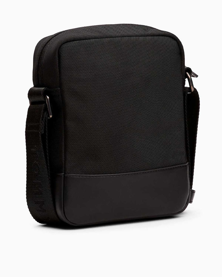 Tommy Hilfiger Mini Naylon Erkek Çapraz Askılı Çanta Black