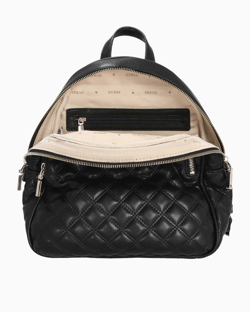 Guess Giully Flap Sırt Çantası Black