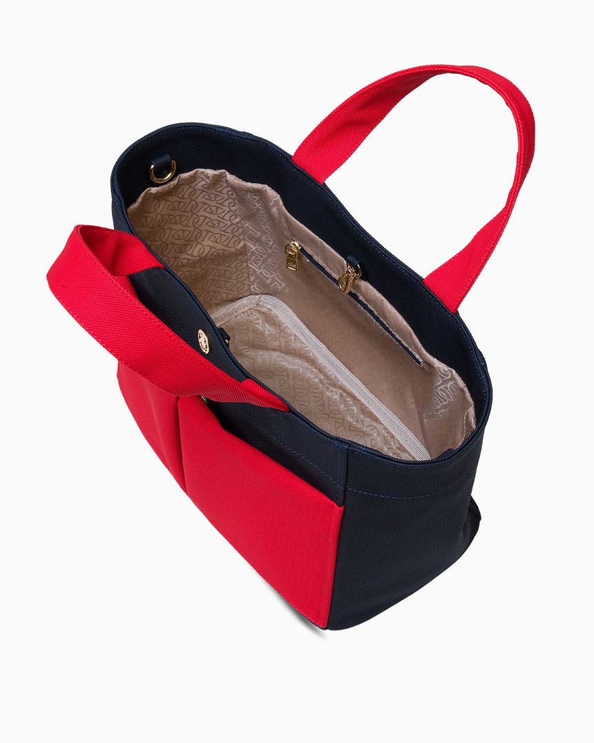 Us Polo Assn Kalın Askı Detaylı El Çantası Lacivert - Kırmızı
