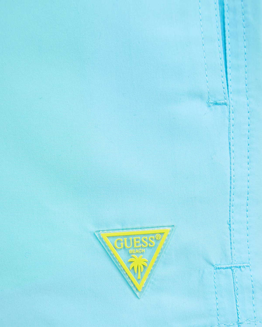 Guess Swimtrunk Neon Deniz Şortu Azure Fluo
