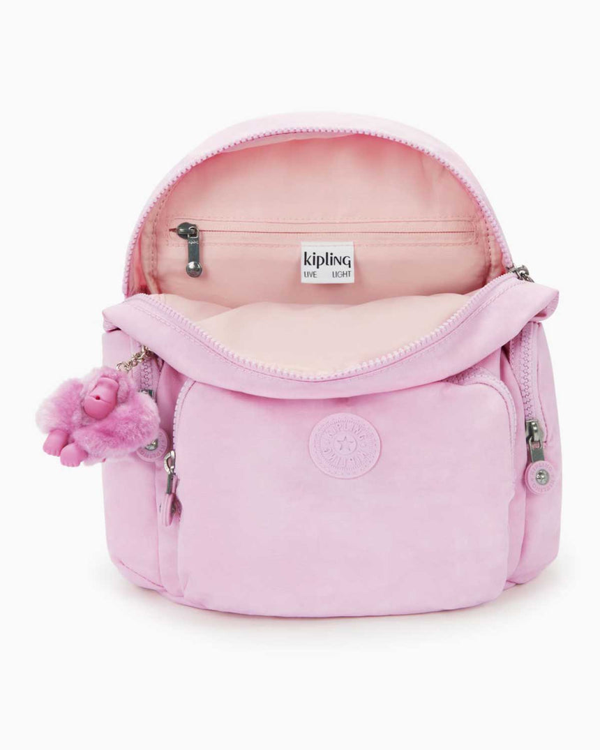 Kipling City Zip Mini Basic Sırt Çantası Blooming Pink