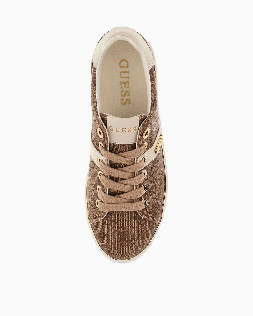 Guess Britz Kadın Logolu Sneaker Beige
