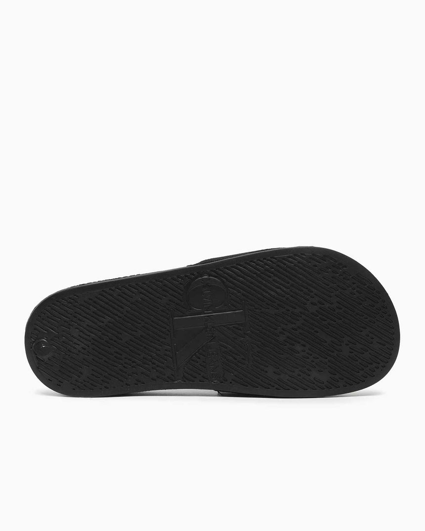 Calvin Klein Slide Monogram Flip Flops Logolu Terlik Black