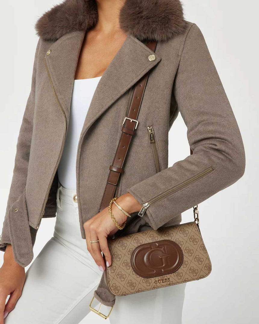 Guess Eco Mietta Shoulder Bag Omuz Çantası