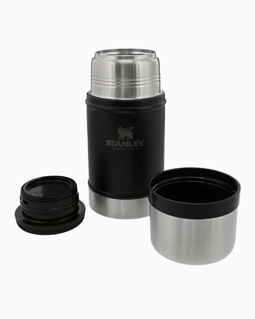Stanley Efsane Klasik Seri-0.70 Litre Çelik Yemek Termosu Matte Black