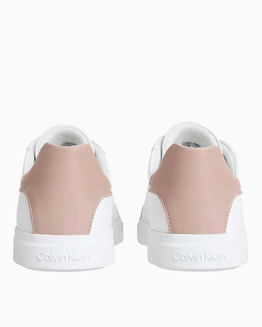 Calvin Klein Katty Deri Kadın Sneaker Lily White/Tuscany