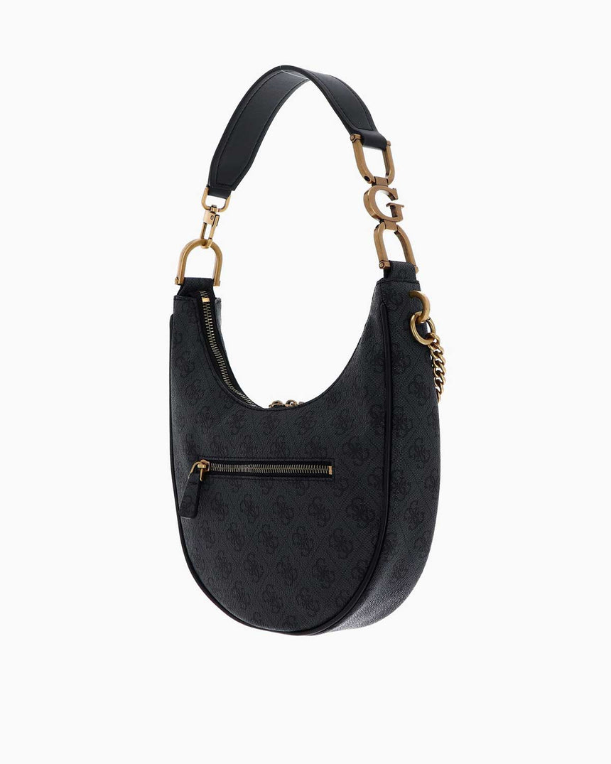 Guess Dagan Convertile Zincir Detaylı Omuz Çantası Coal Logo