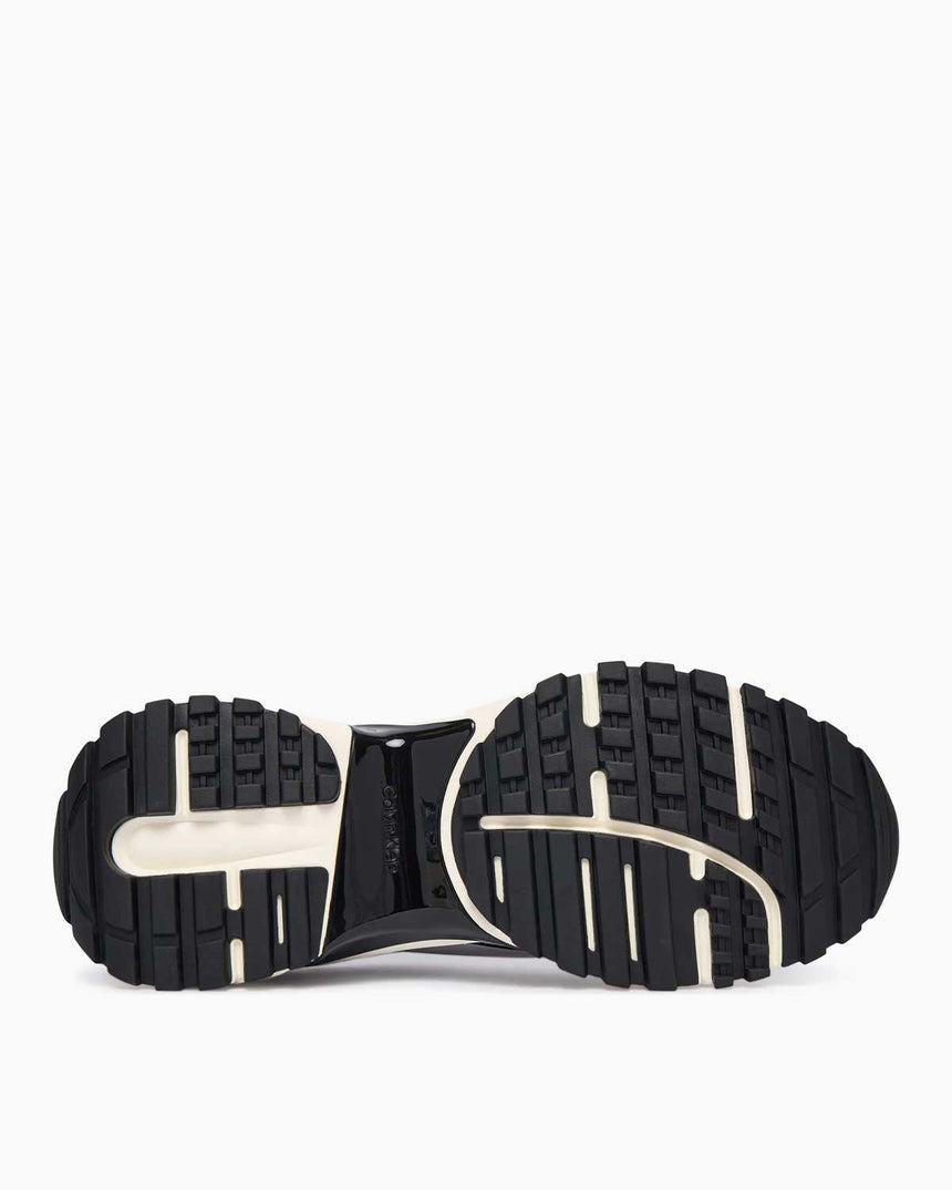 Calvin Klein Trailblazer Hike Runner Mesh Erkek Sneaker Silver/Black/Marshmallow