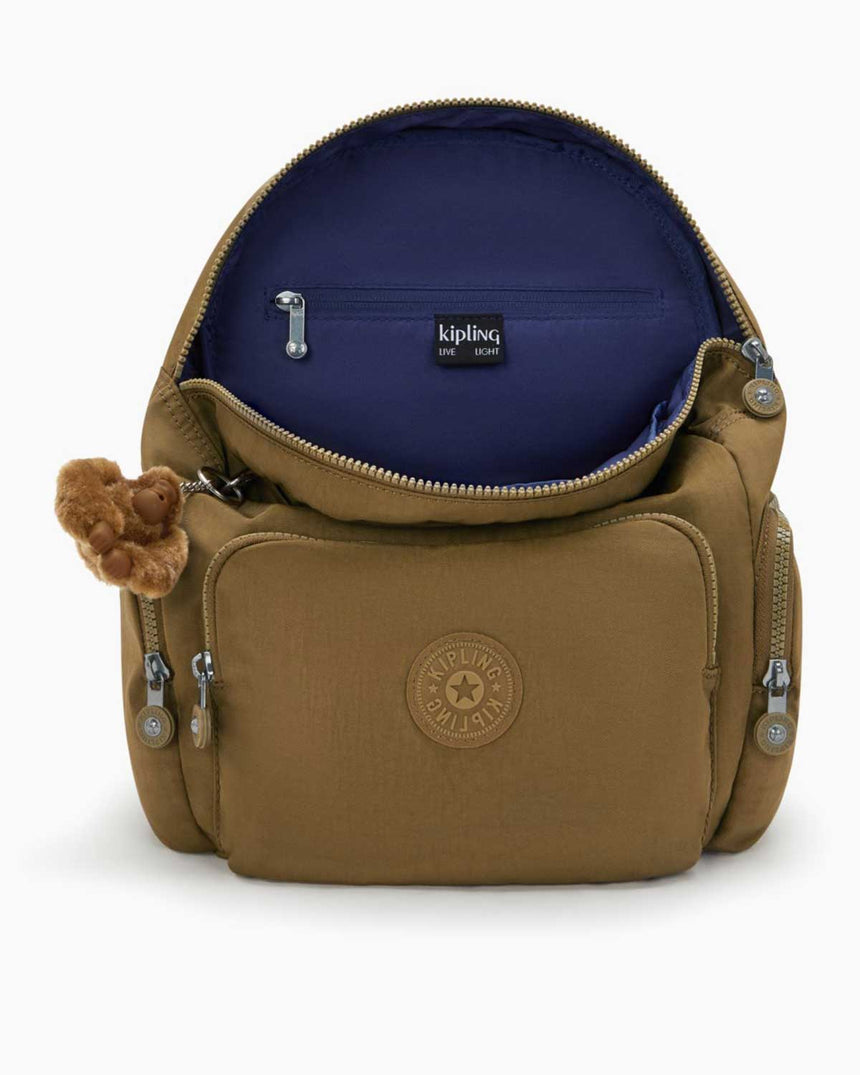 Kipling City Zip S Basic Sırt Çantası Dry Laurel