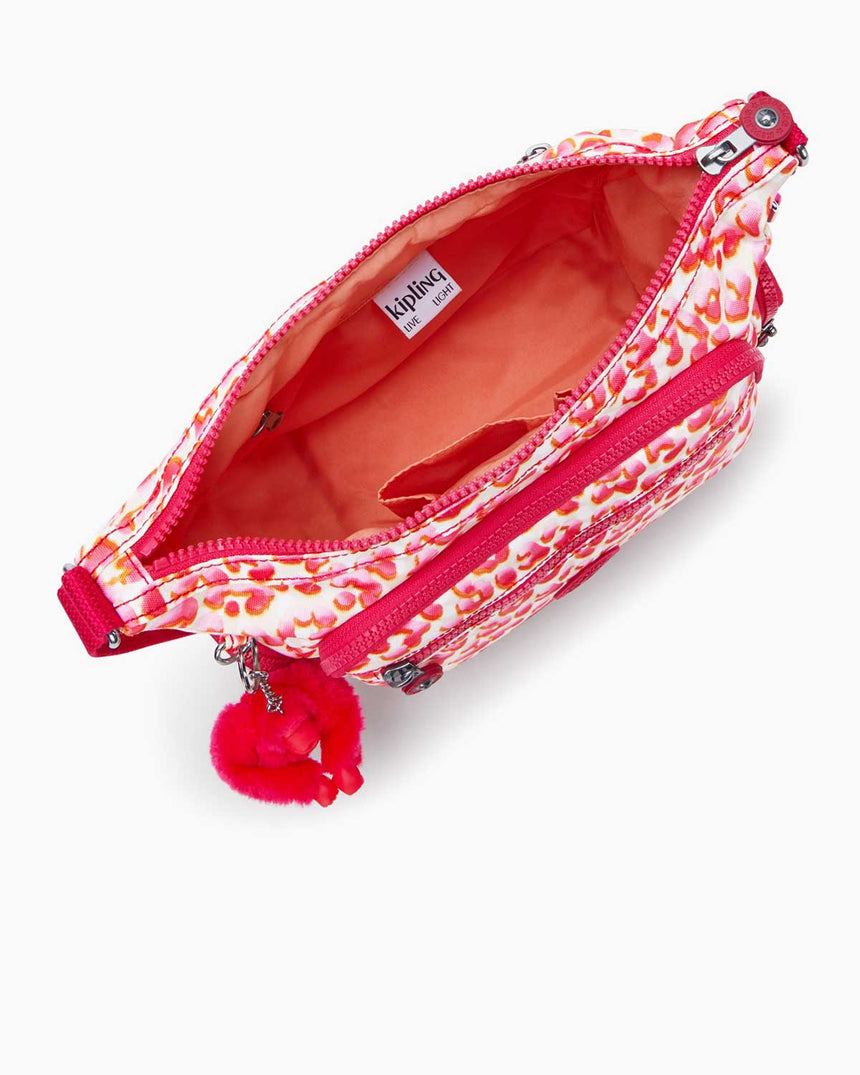 Kipling Gabbie S Kadın Omuz Çantası Latin Cheetah