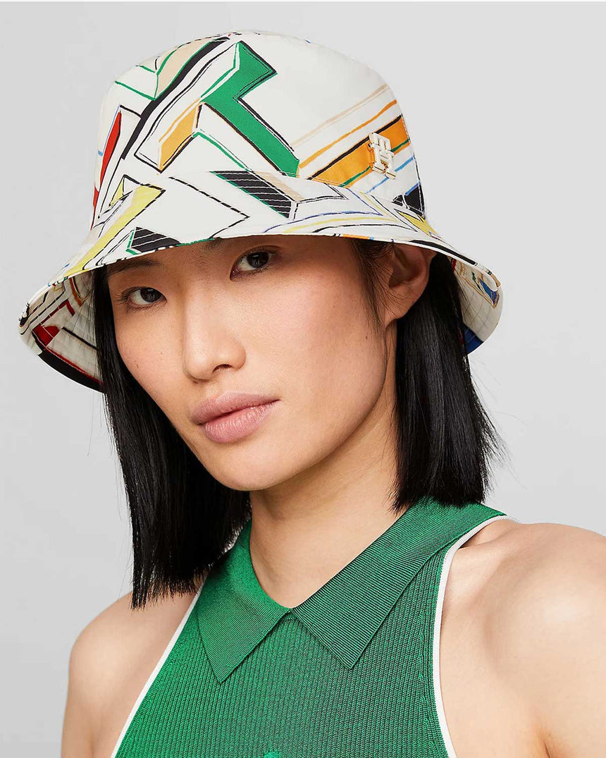 Tommy Hilfiger Monogram Bucket Şapka Beige