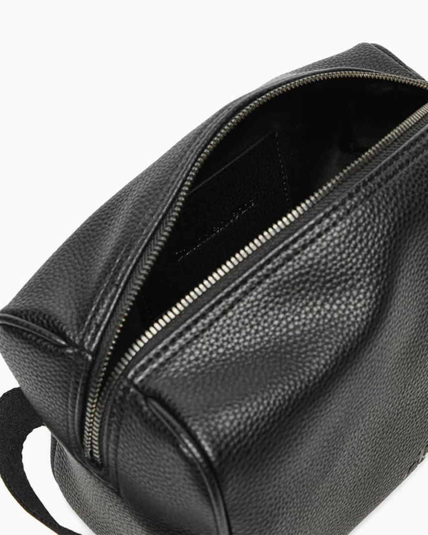 Calvin Klein Logo Emboss Dopp Kit Erkek Washbag Black