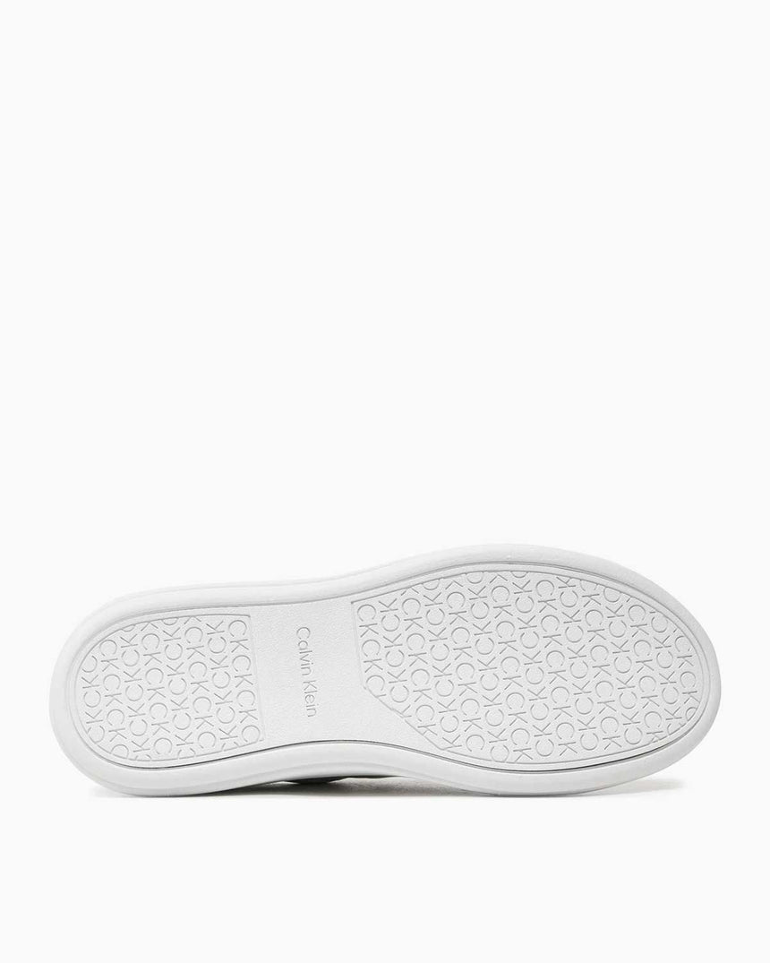 Calvin Klein Cupsole Lace Up Mono Sneakers White