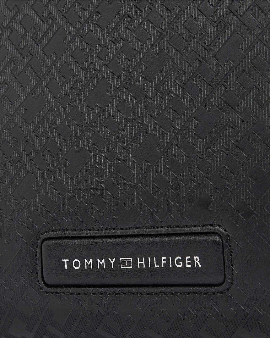 Tommy Hilfiger Monogram Pouch Portföy Çantası Black