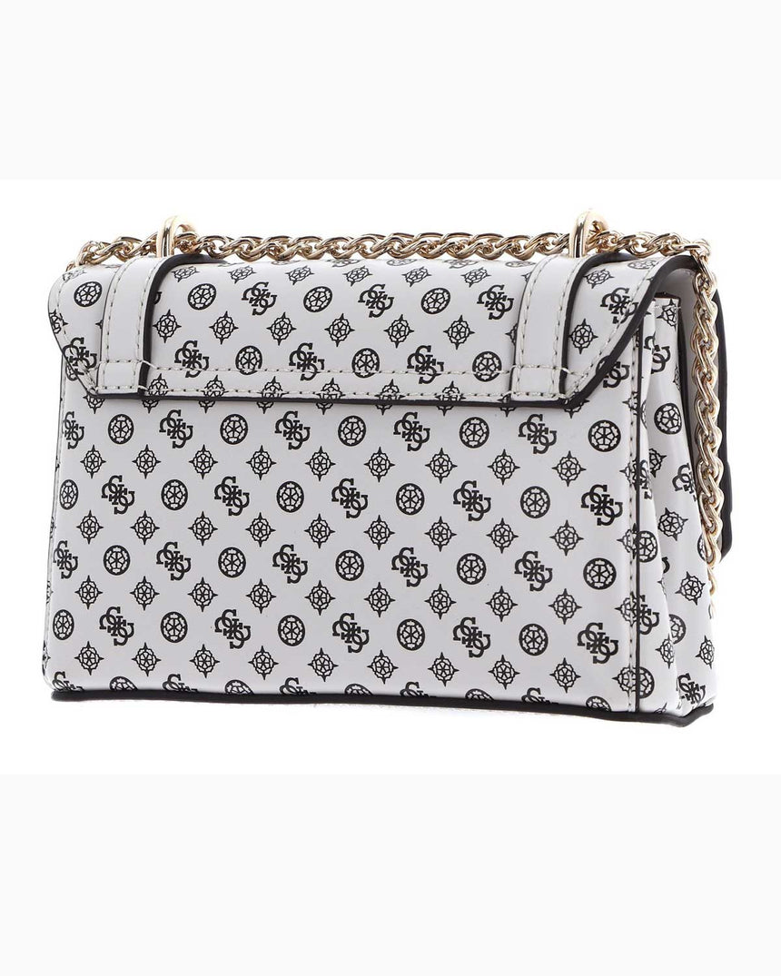 Guess Emilee Zincirli Mini Çapraz Askılı Çanta Stone Logo