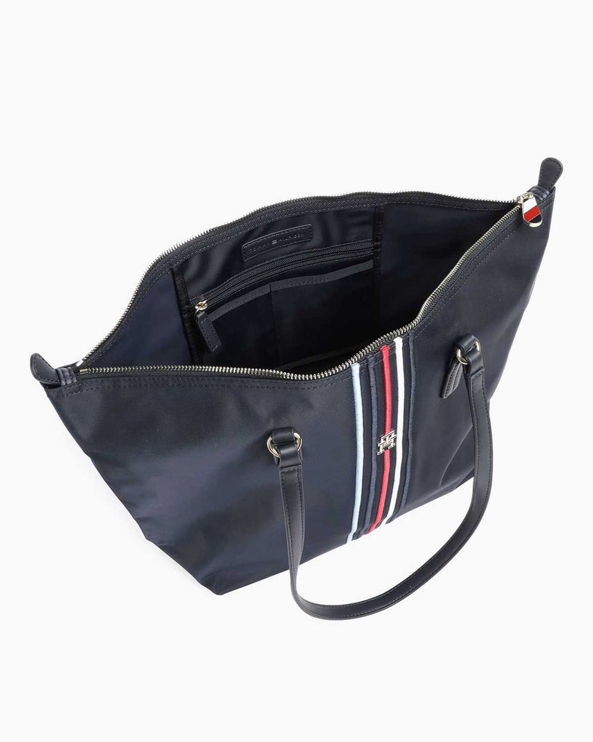 Tommy Hilfiger Poppy Tote Omuz Çantası Blue