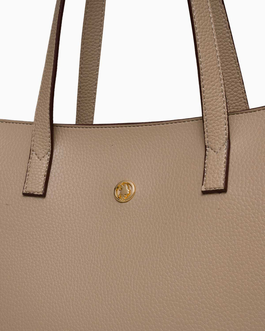 Us Polo Assn Logolu Omuz Çantası Bej