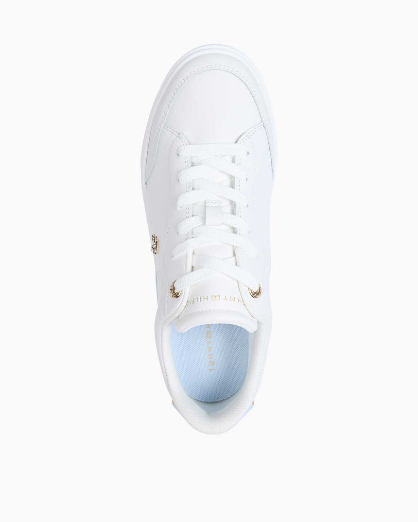 Tommy Hilfiger Chic Court Sneaker Ecru/Breezy Blue