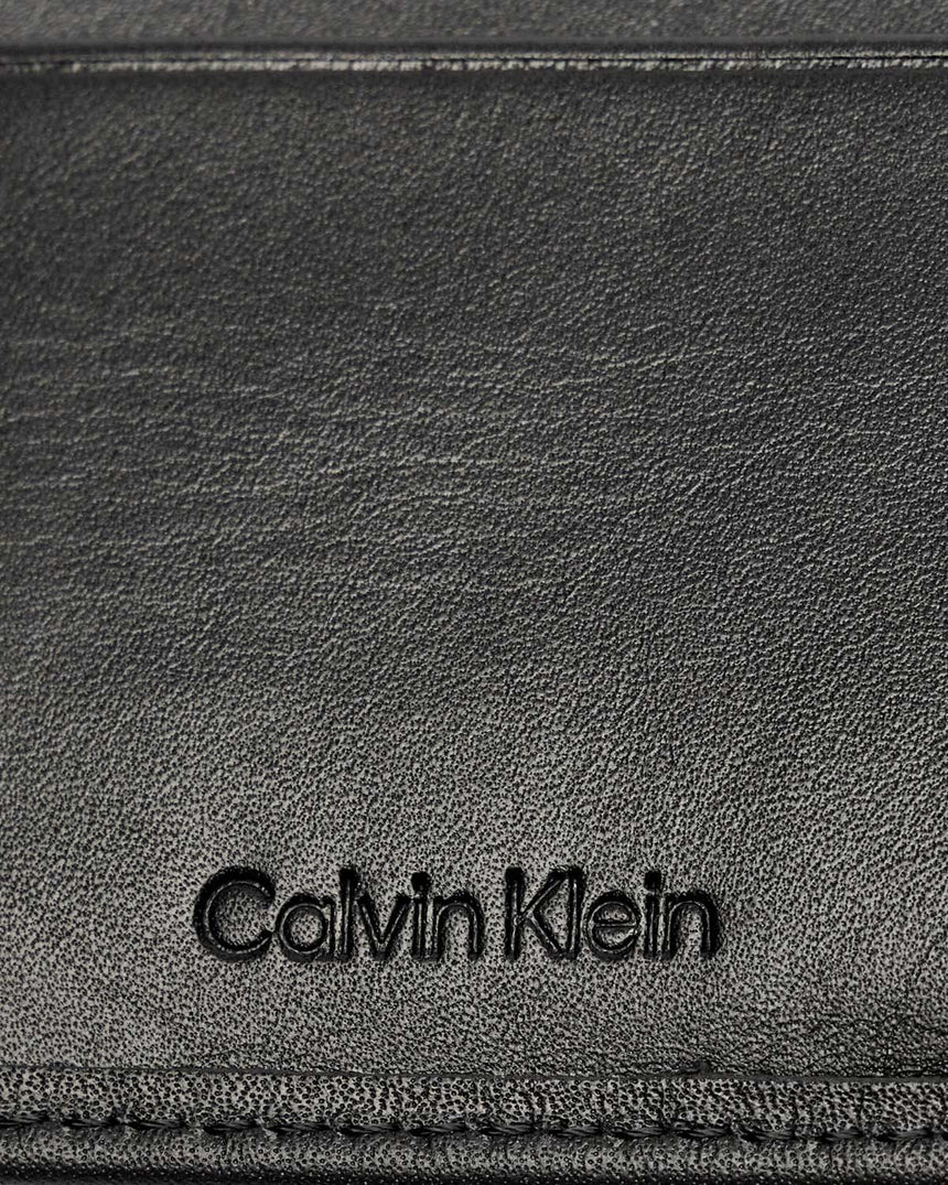 Calvin Klein Subtle Bifold Wallet Cüzdan Ck Black Pebble And Smooth