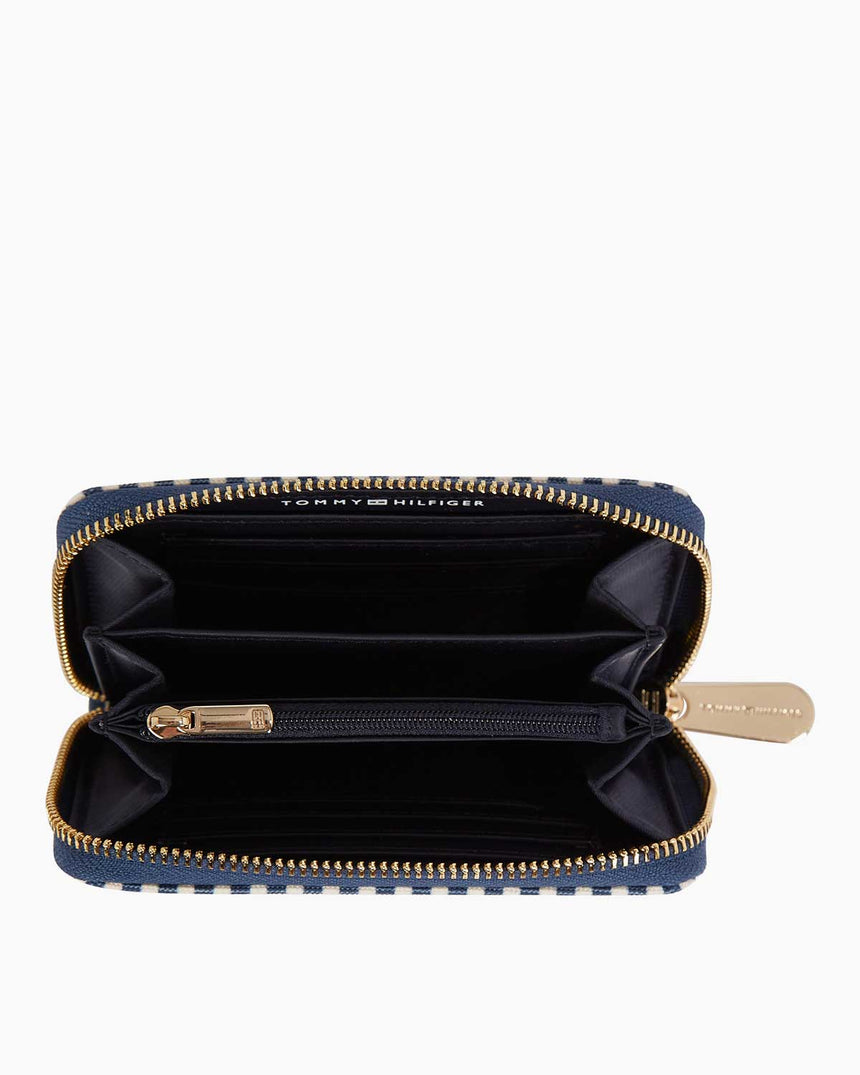 Tommy Hilfiger Poppy Summer Medium Cüzdan Space Blue Stripes