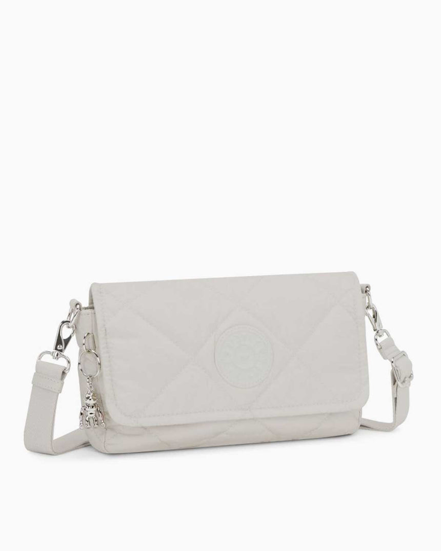 Kipling Aras Quilted Shoulder Bag Omuz Çantası Airy Beige