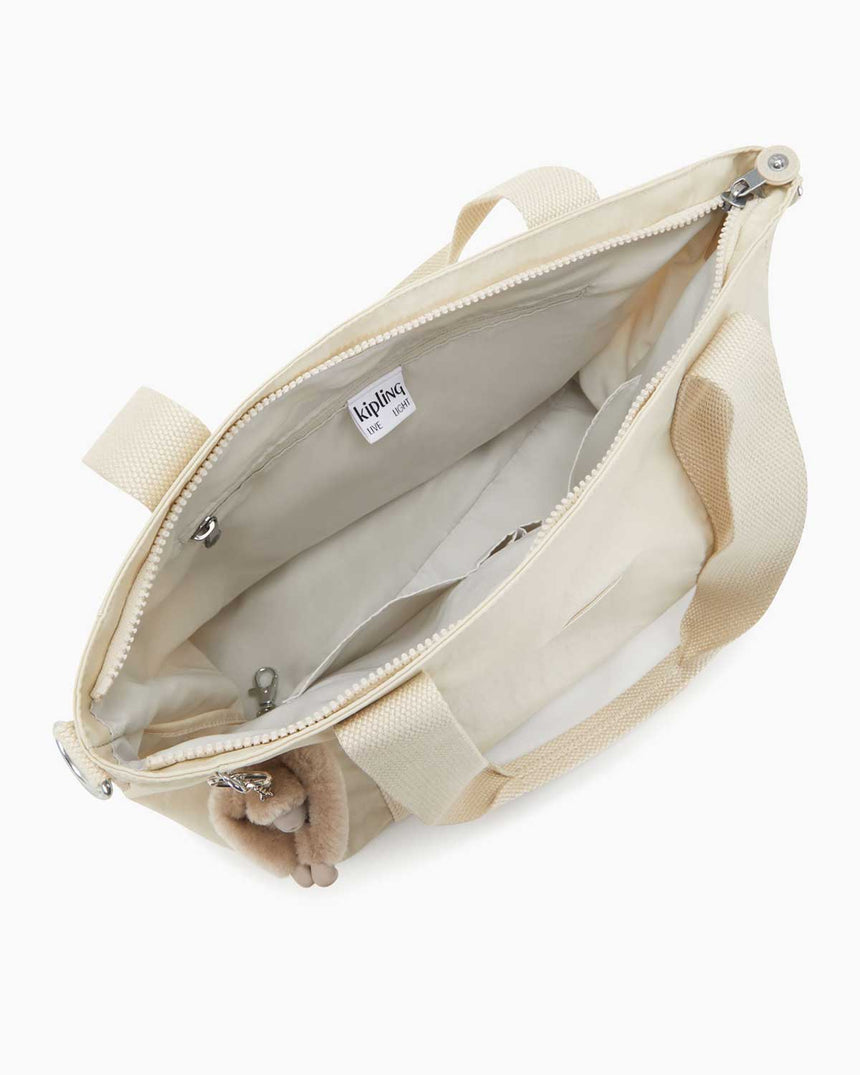 Kipling Asseni S Kadın Omuz Çantası Beige Pearl