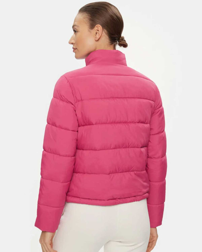 Guess Bertina Light Puffer Şişme Mont Pink Punch