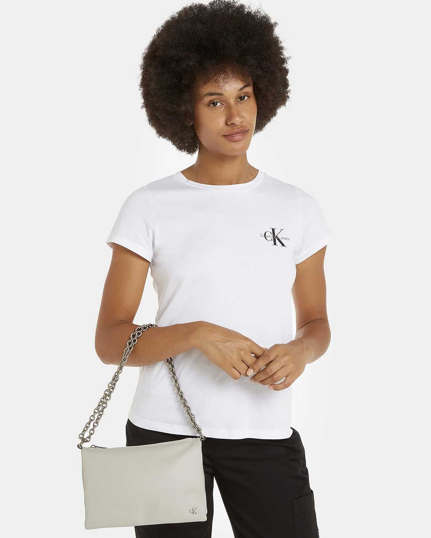 Calvin Klein Micro Mono Chain Camera Pouch Çapraz Askılı Çanta Icicle