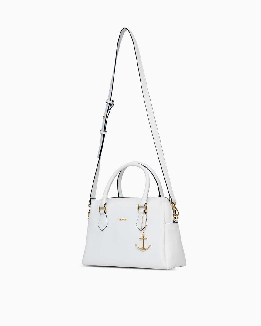 Nautica Uzun Askı Detaylı El Çantası Beyaz