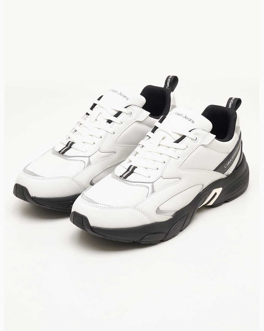 Calvin Klein Retro Tennis Low Sneakers Bright White/Black