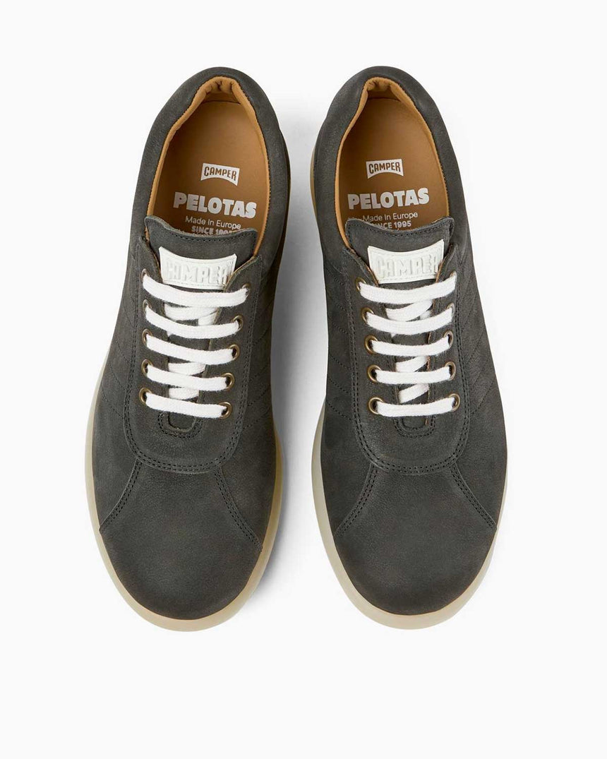 Camper Pelotas Ariel Deri Sneakers Koyu Gri