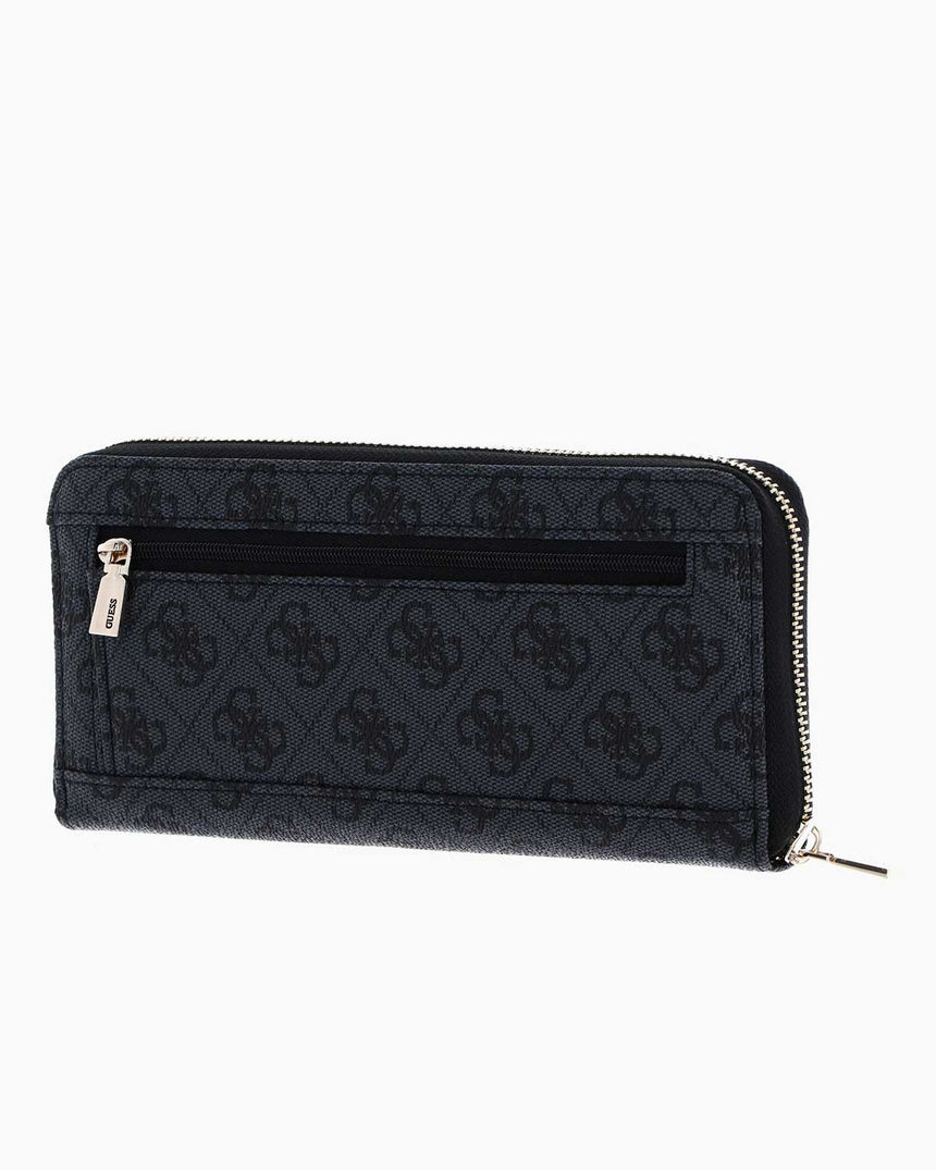 Guess Eco Brenton Monogram Cüzdan Coal Logo