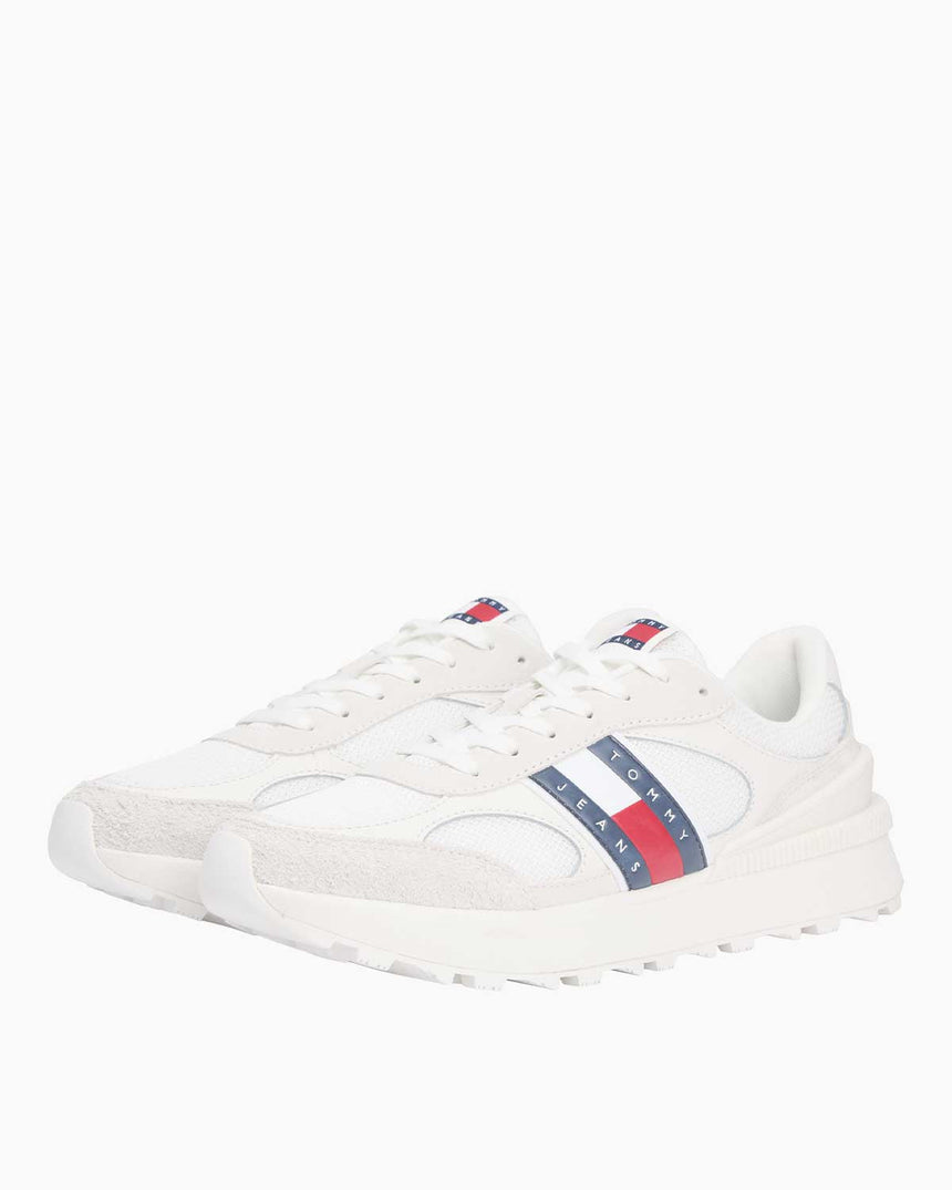 Tommy Jeans Techinal Runner Sneaker Ecru