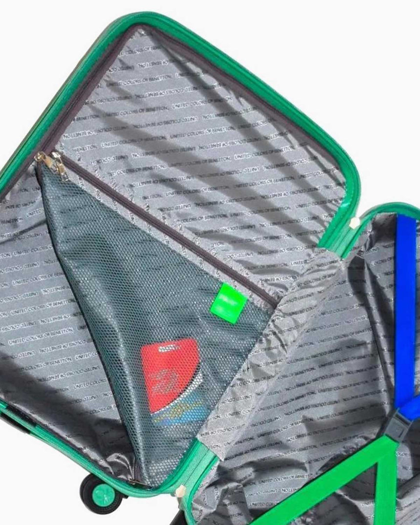 Benetton Trolley Logolu Orta Boy Valiz