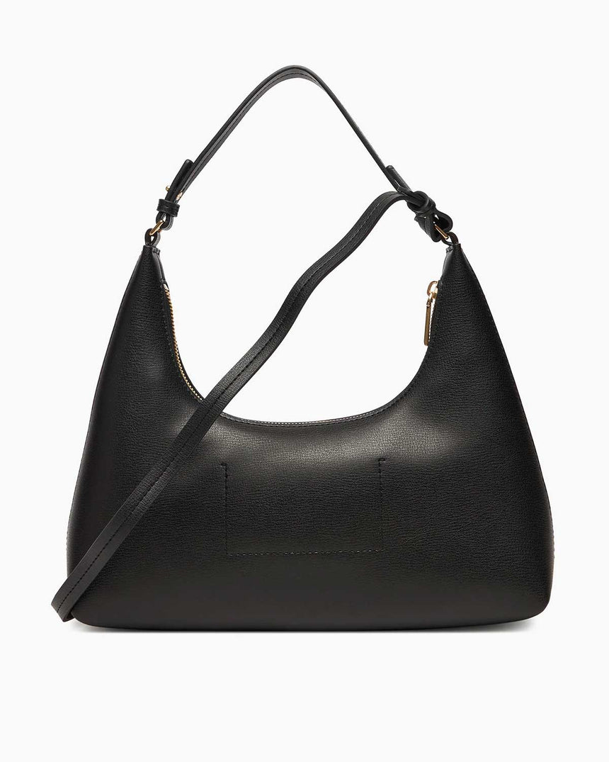 Calvin Klein Foil Logo Kadın Omuz Çantası Black/Toasted Coconut