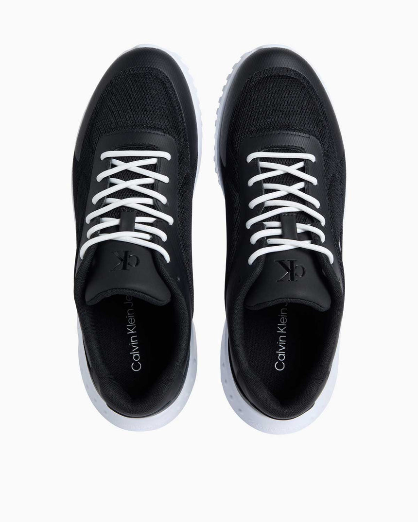 Calvin Klein Eva Runner Low Sneaker Ck Black/Bright White