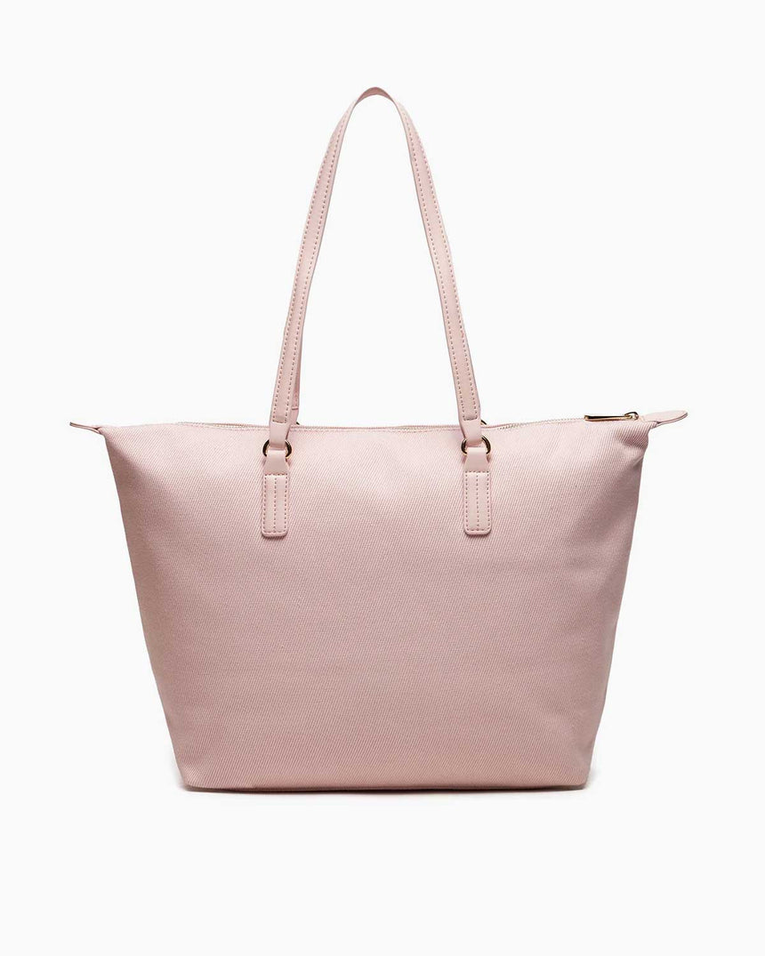 Tommy Hilfiger Poppy Canvas Tote Omuz Çantası Pink